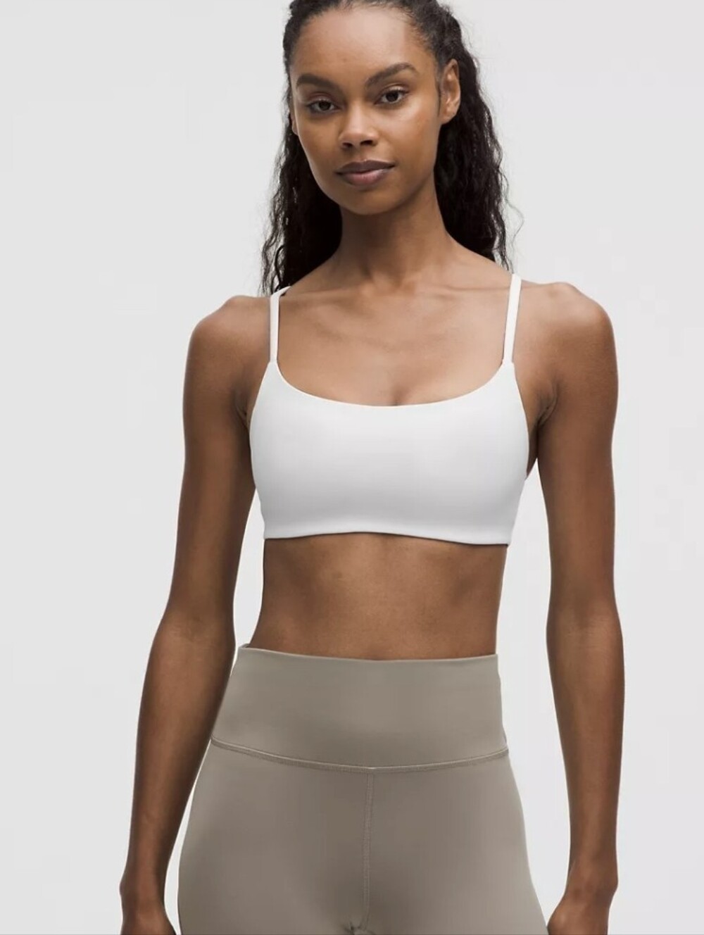 lululemon White  Sports Bra